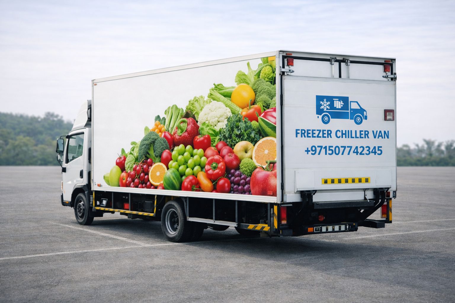 3 Ton Chiller Truck Rental Dubai Abu Dhabi UAE